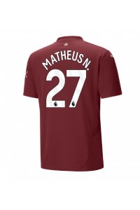 Manchester City Matheus Nunes #27 Fotballdrakt Tredje Klær 2024-25 Korte ermer